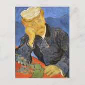 Vincent Van Gogh - Portret van dokter Paul Gachet Briefkaart (Voorkant)
