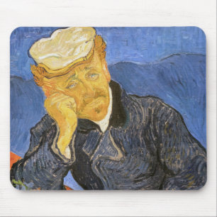 Vincent Van Gogh - Portret van dokter Paul Gachet Muismat