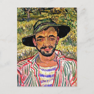 Vincent van Gogh - portret van een jonge boer Briefkaart