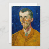 Vincent Van Gogh - Portret van Eugene Boch, Arles Kaart (Voorkant / Achterkant)