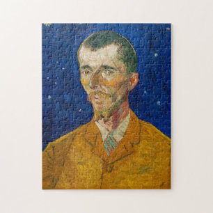 Vincent Van Gogh - Portret van Eugene Boch, Arles Legpuzzel