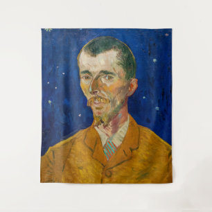 Vincent Van Gogh - Portret van Eugene Boch, Arles Wandkleed