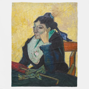 Vincent Van Gogh - Portret van Madame Ginoux Fleece Deken