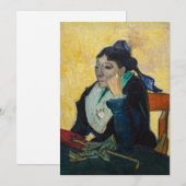 Vincent Van Gogh - Portret van Madame Ginoux Kaart (Voorkant / Achterkant)