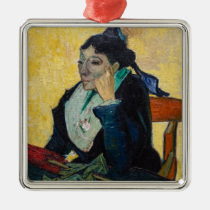 Vincent Van Gogh - Portret van Madame Ginoux Metalen Ornament