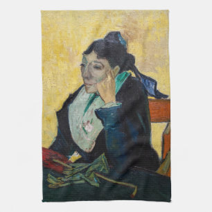 Vincent Van Gogh - Portret van Madame Ginoux Theedoek