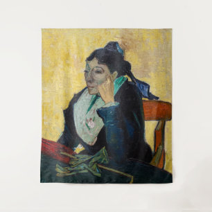 Vincent Van Gogh - Portret van Madame Ginoux Wandkleed