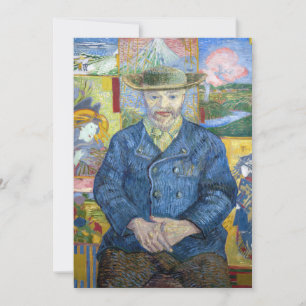 Vincent van Gogh - Portret van Pere Tanguy Bedankkaart