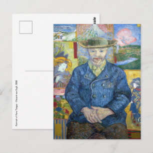 Vincent van Gogh - Portret van Pere Tanguy Briefkaart