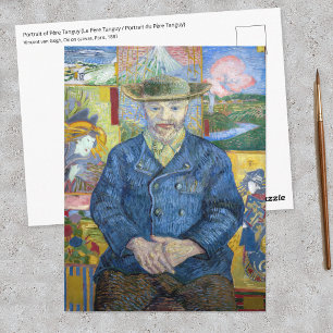Vincent van Gogh - Portret van Pere Tanguy Briefkaart