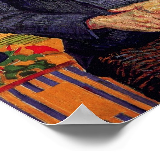 Vincent van Gogh - portret van Pere Tanguy Poster (Hoek)