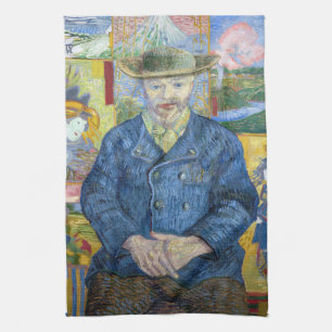Vincent van Gogh - Portret van Pere Tanguy Theedoek