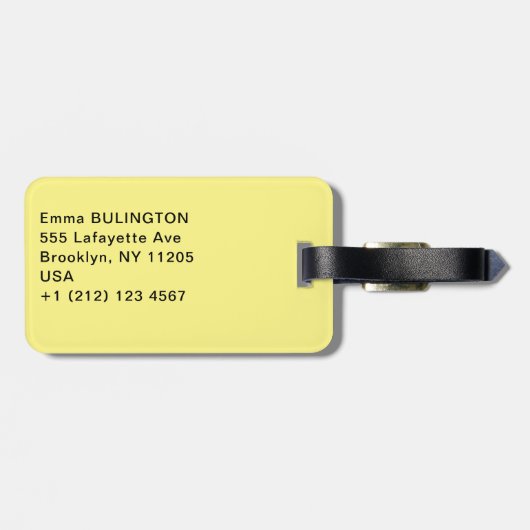 Vincent Van Gogh - Postman Joseph Roulin Bagagelabel (Achterkant horizontaal)