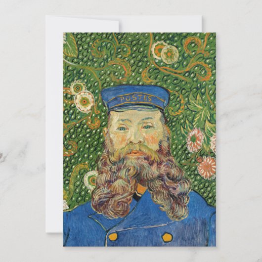 Vincent Van Gogh - Postman Joseph Roulin Bedankkaart (Voorkant)