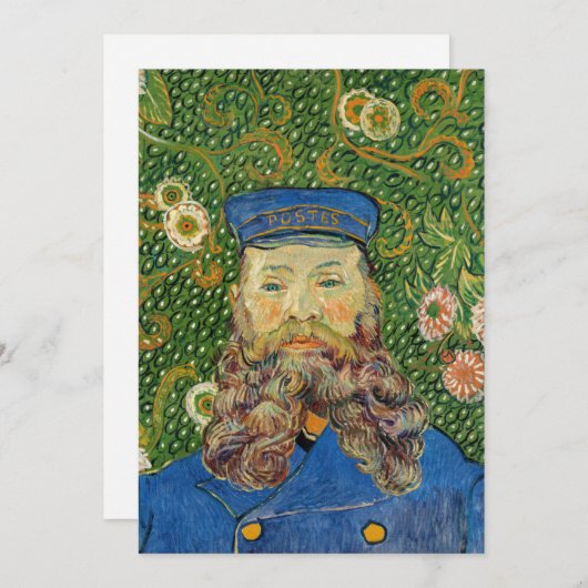 Vincent Van Gogh - Postman Joseph Roulin Bedankkaart (Voorkant / Achterkant)