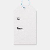 Vincent Van Gogh - Postman Joseph Roulin Cadeaulabel (Achterkant)