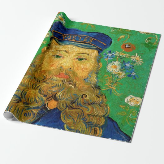 Vincent Van Gogh - Postman Joseph Roulin Cadeaupapier (Uitgerold)