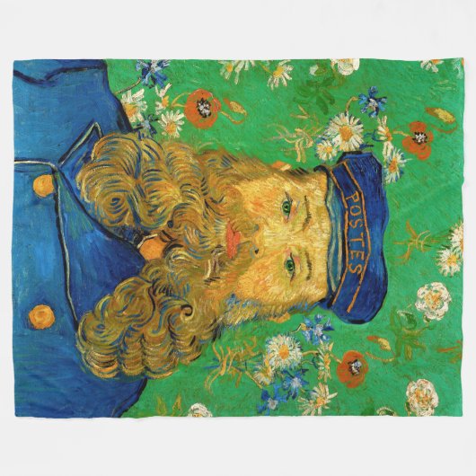 Vincent Van Gogh - Postman Joseph Roulin Fleece Deken (Voorkant (Horizontaal))