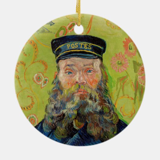 Vincent Van Gogh - Postman Joseph Roulin Keramisch Ornament (Achterkant)
