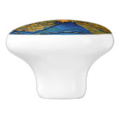 Vincent Van Gogh - Postman Joseph Roulin Keramische Knop (Zijkant)