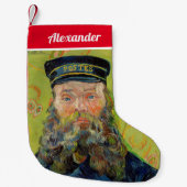 Vincent Van Gogh - Postman Joseph Roulin Kleine Kerstsok (Voorkant)