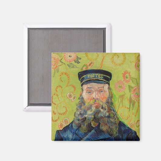Vincent Van Gogh - Postman Joseph Roulin Magneet (Voorkant / Achterkant)