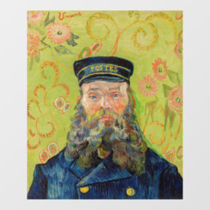 Vincent Van Gogh - Postman Joseph Roulin Raamsticker
