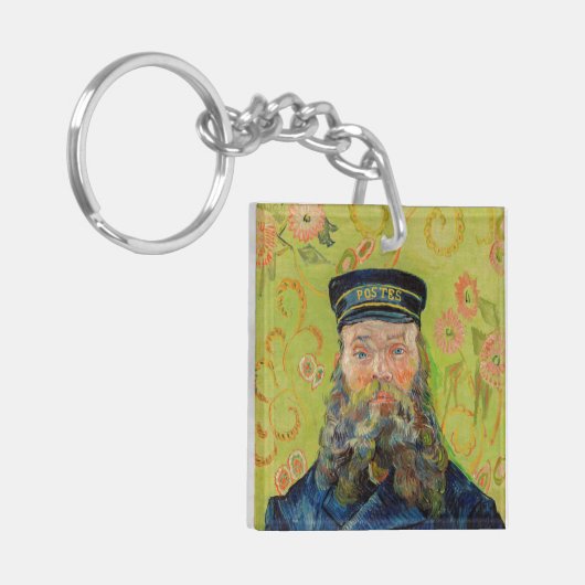Vincent Van Gogh - Postman Joseph Roulin Sleutelhanger (Voorkant Links)