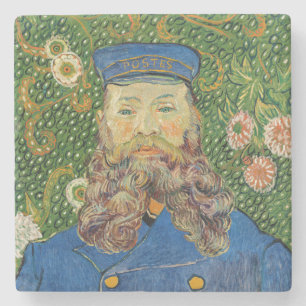 Vincent Van Gogh - Postman Joseph Roulin Stenen Onderzetter