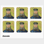 Vincent Van Gogh - Postman Joseph Roulin Vierkante Sticker (Vel)