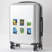 vincent van gogh postzegel sticker pack (Koffer)