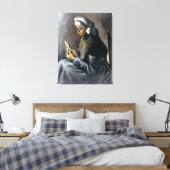 Vincent van Gogh Potato Peeler Canvas Afdruk (Insitu (Slaapkamer))