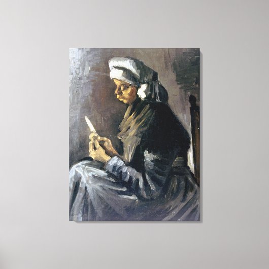 Vincent van Gogh Potato Peeler Canvas Afdruk (Voorkant)