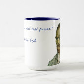 Vincent Van Gogh Real Citation Mug 15 oz (Centre)