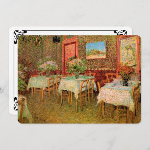 Vincent van Gogh Restaurant Soft Open Kaart
