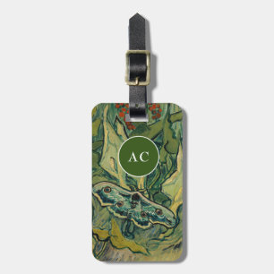 Vincent van Gogh - Reuzenpauw Bagagelabel