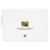 Vincent van Gogh Road in Saint-Remy, Vrouw Figuur (Achterkant Horizontaal)