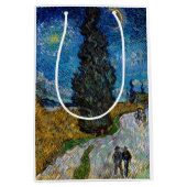 Vincent van Gogh - Road met Cypress en Star Medium Cadeauzakje (Voorkant)