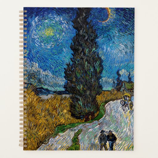 Vincent van Gogh - Road met Cypress en Star Planner (Voorkant)