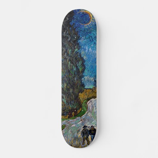 Vincent van Gogh - Road met Cypress en Star Skateboard (Voorkant)