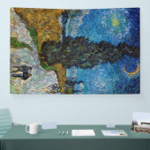 Vincent van Gogh - Road met Cypress en Star Spandoek (Beurs)