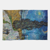 Vincent van Gogh - Road met Cypress en Star Theedoek (Horizontaal)