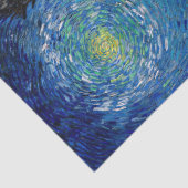 Vincent van Gogh - Road met Cypress en Star Tissuepapier (Detail)