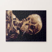 Vincent Van Gogh - Roken Skull Skeleton Legpuzzel (Horizontaal)