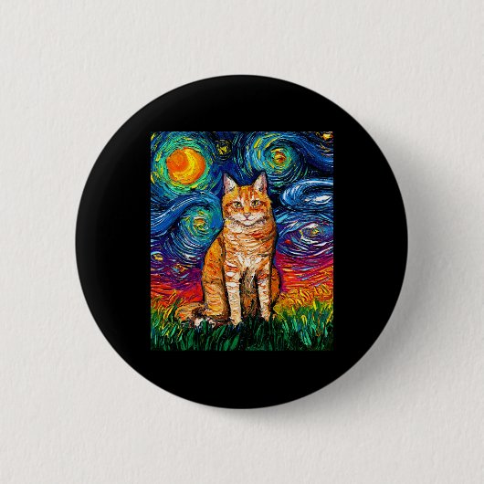 Vincent Van Gogh Ronde Button 5,7 Cm (Voorkant)