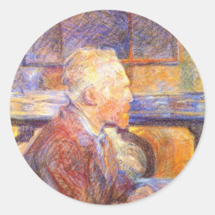 Vincent Van Gogh Ronde Sticker