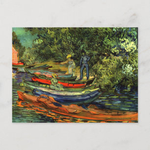 Vincent Van Gogh Rowing Boats Briefkaart
