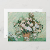 Vincent van Gogh | Rozen 1890 Briefkaart (Voorkant / Achterkant)