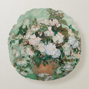 Vincent van Gogh Rozen 1890 Rond Kussen