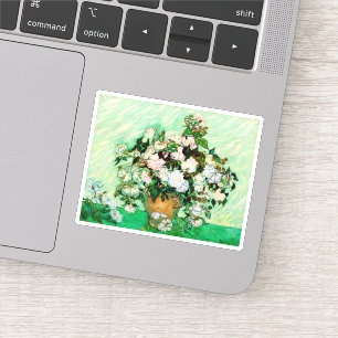 Vincent Van Gogh Rozen (1890) Sticker